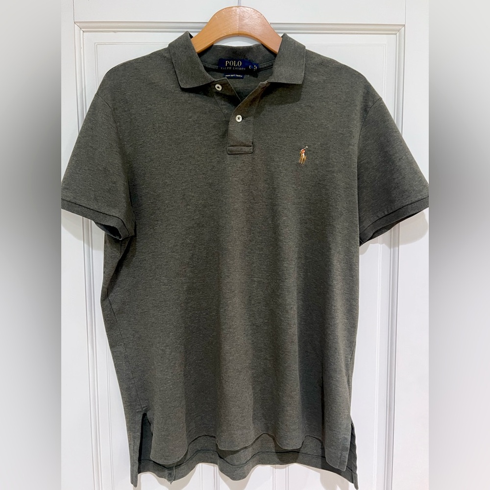 Polo by Ralph Lauren Men's Dark Green Polo Shirt